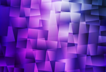 Obraz premium Light Purple, Pink vector backdrop with rhombus.