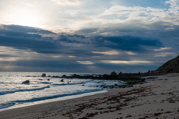 morning on the beach