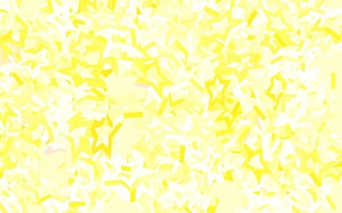 Light Red vector backdrop with small and big stars.