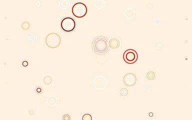 Light Orange vector backdrop with dots.