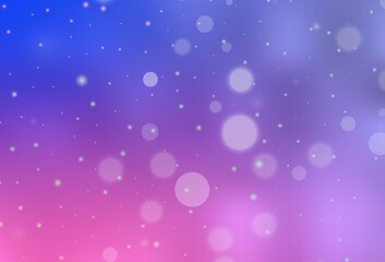 Light Purple, Pink vector background in Xmas style.