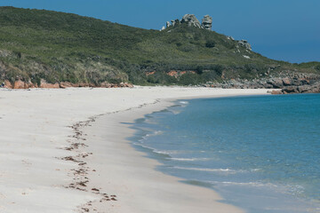 Unspoilt beach at St Martins, Isles of Scilly - 444479519