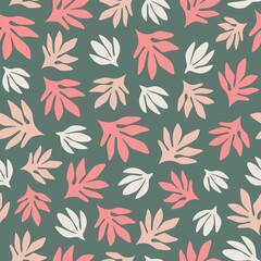 seamless pattern with leaves