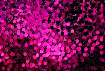Obraz na płótnie Canvas Dark Pink vector background with spots.