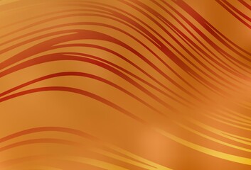Light Orange vector layout with wry lines.