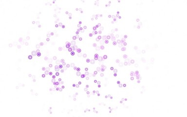 Light Purple vector texture with disks.