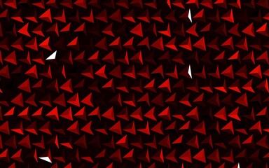 Fototapeta na wymiar Dark Red vector background with polygonal style.