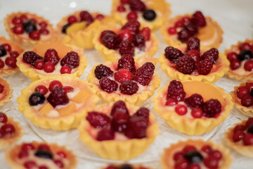 Red Fruit Basket Pastry