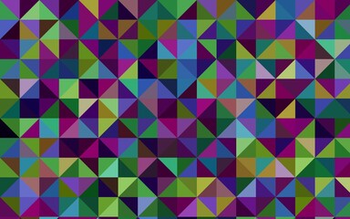 Fototapeta premium Dark Multicolor vector triangle mosaic template.