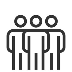 Group line icon