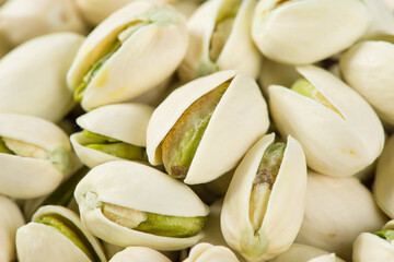 pistachio nuts texture and background