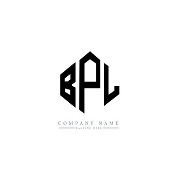 BPL letter logo design with polygon shape. BPL polygon logo monogram. BPL cube logo design. BPL hexagon vector logo template white and black colors. BPL monogram, BPL business and real estate logo. 