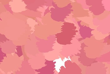 Light Pink vector background with abstract shapes.