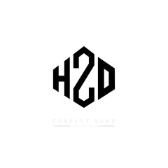 HZO letter logo design with polygon shape. HZO polygon logo monogram. HZO cube logo design. HZO hexagon vector logo template white and black colors. HZO monogram, HZO business and real estate logo. 