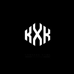 KXK letter logo design with polygon shape. KXK polygon logo monogram. KXK cube logo design. KXK hexagon vector logo template white and black colors. KXK monogram, KXK business and real estate logo. 
