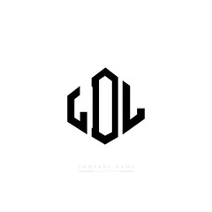 LDL letter logo design with polygon shape. LDL polygon logo monogram. LDL cube logo design. LDL hexagon vector logo template white and black colors. LDL monogram, LDL business and real estate logo. 