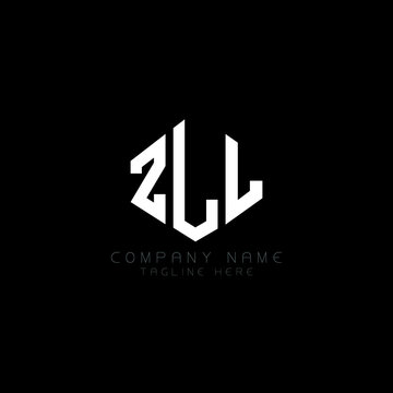 ZLL letter logo design with polygon shape. ZLL polygon logo monogram. ZLL cube logo design. ZLL hexagon vector logo template white and black colors. ZLL monogram, ZLL business and real estate logo. 