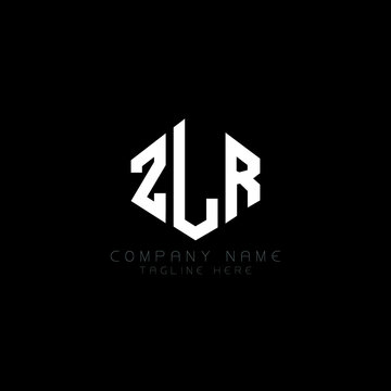 ZLR letter logo design with polygon shape. ZLR polygon logo monogram. ZLR cube logo design. ZLR hexagon vector logo template white and black colors. ZLR monogram, ZLR business and real estate logo. 