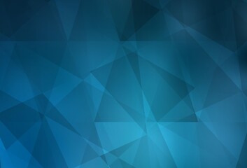 Fototapeta premium Light BLUE vector abstract mosaic pattern.