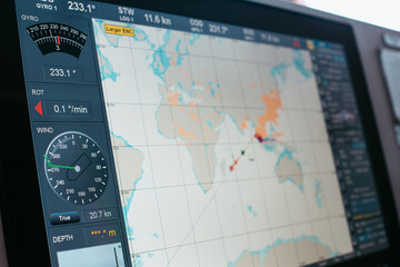 map of the world on a map