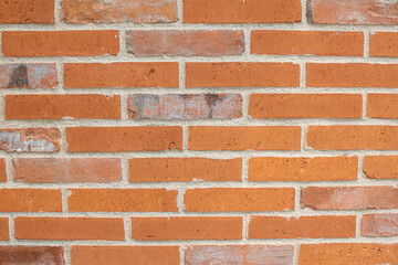 レトロな赤レンガの壁　背景
