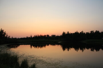 Afterglow Of Sunset, Pylypow Wetlands, Edmonton, Alberta