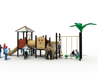 JUEGOS PARA NIÑOS, CASAS Y CIRCUITOS - RENDER