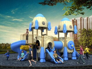 NAVE ESPACIAL, JUEGOS PARA NIÑOS - RENDER © Gabo