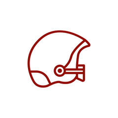 American football icon. simple design editable. Design template vector