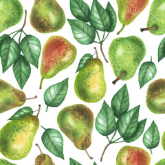 Green pear pattern