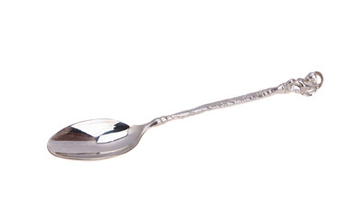 silver spoon isolated