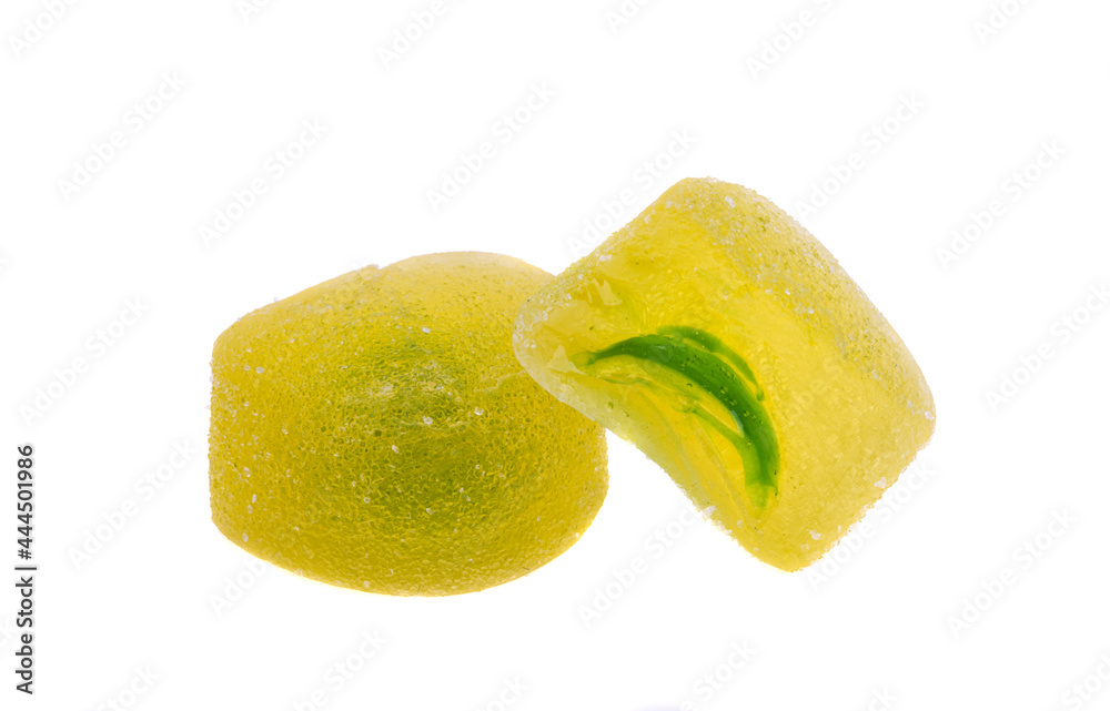 Poster gummy candy isolated