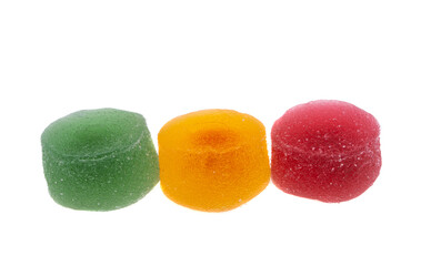 gummy candy isolated