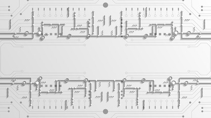 Circuit technology background with hi-tech digital