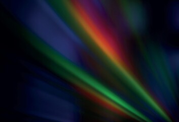 Dark Green, Red vector glossy abstract backdrop.