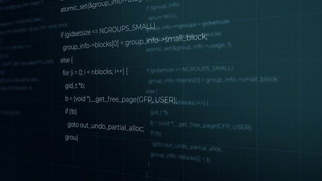4K Coding Encrypted Program Security Hacking Code Screen