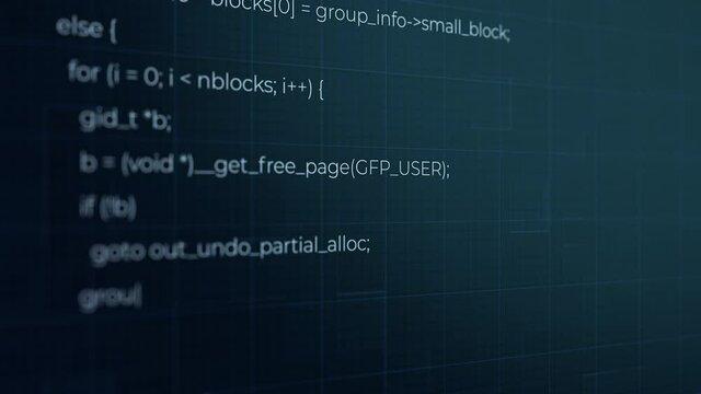 4K Programmer Coding Development Screen