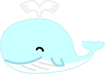 Obraz premium くじらのイラスト