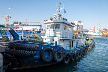 ship in the port