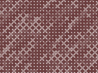 Abstract brown background, seamless round pattern, illustration image