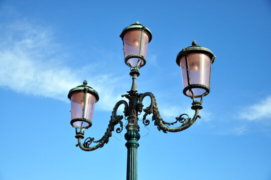 イタリア　ベニス　街灯