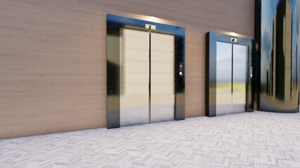 lobby lift door