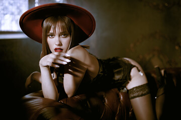 alluring sexual woman