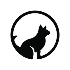 cat logos with pet shop Free Vector Logo templates	