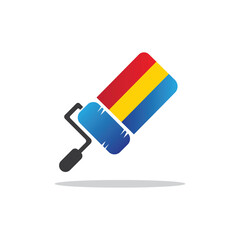 Paint Logo Template vector icon