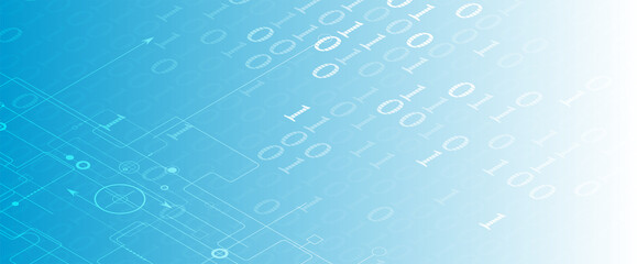 Technology data background, idea of global business solution