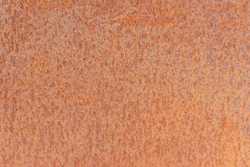 Brown textured background of a rusty metal surface