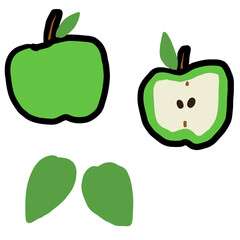 Green apple 青リンゴ