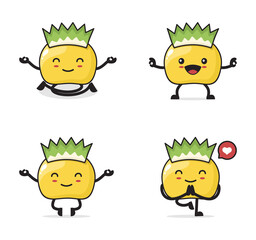 cute durian cartoon character