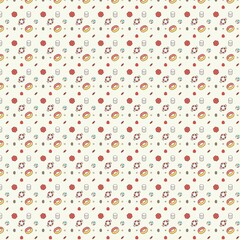 red polka dot pattern background